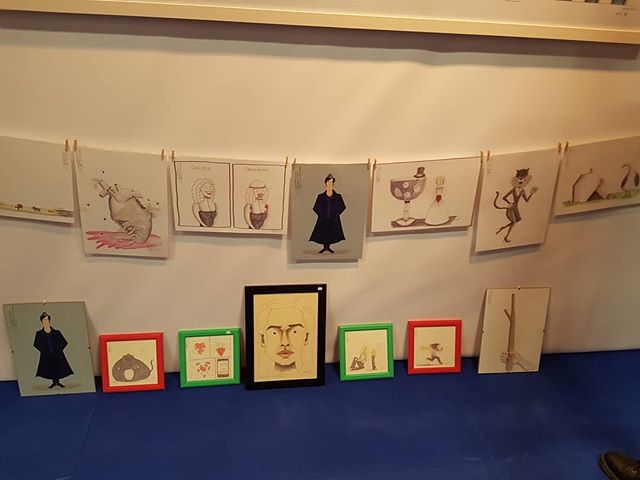 @Thrillustrattion08 at the Art Expo on the RDS