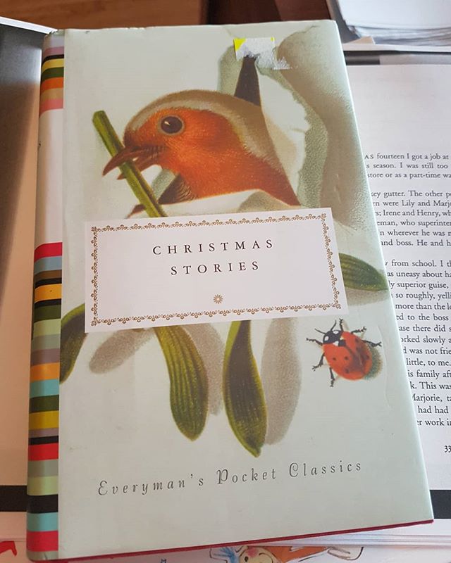 Christmas Stories: Everyman editions. Breaking this out starting tomorrow! Such a cute book. It just fits everywhere.