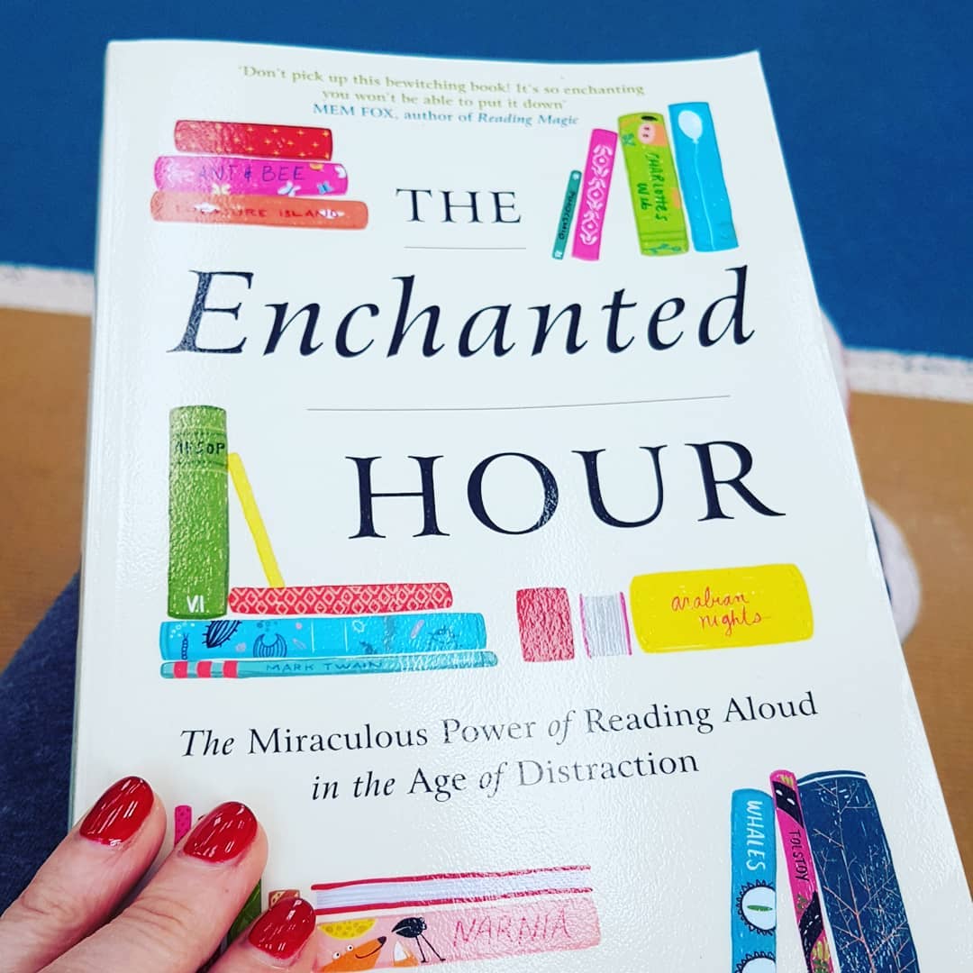 The enchanted hour by Meghan Cox Gurdon.
Starting into some teacher reading and reasearch. This is grounded in neuroscience and behavioural research. Very excited to read this.